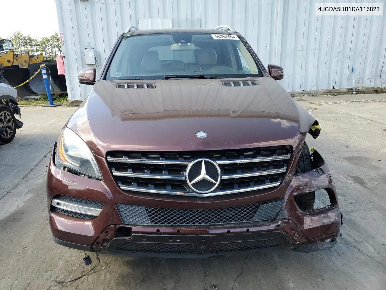 2013 Mercedes-Benz Ml 350 4Matic VIN: 4JGDA5HB1DA116823 Lot: 68883494