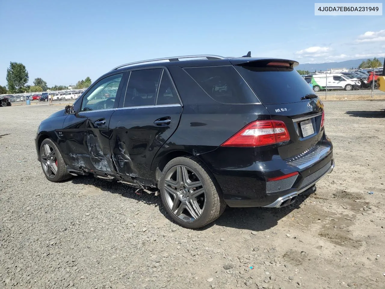 2013 Mercedes-Benz Ml 63 Amg VIN: 4JGDA7EB6DA231949 Lot: 69072294