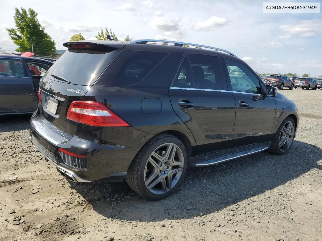 2013 Mercedes-Benz Ml 63 Amg VIN: 4JGDA7EB6DA231949 Lot: 69072294