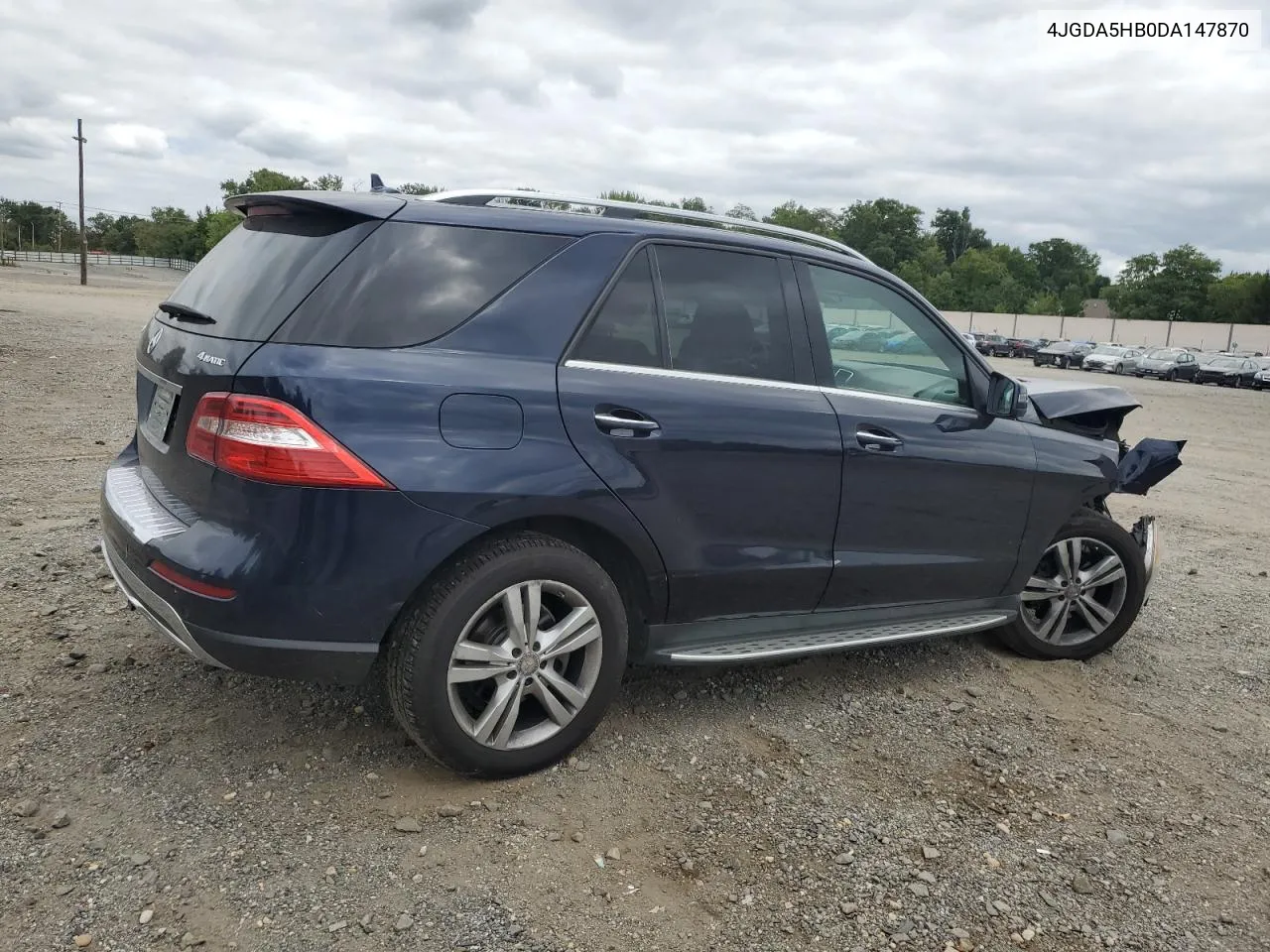 2013 Mercedes-Benz Ml 350 4Matic VIN: 4JGDA5HB0DA147870 Lot: 70150694