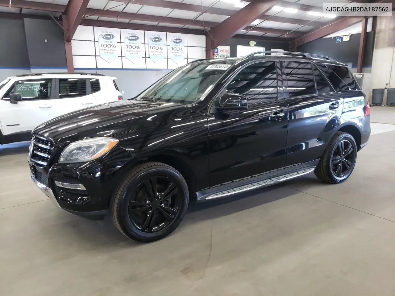 2013 Mercedes-Benz Ml 350 4Matic VIN: 4JGDA5HB2DA187562 Lot: 70192674