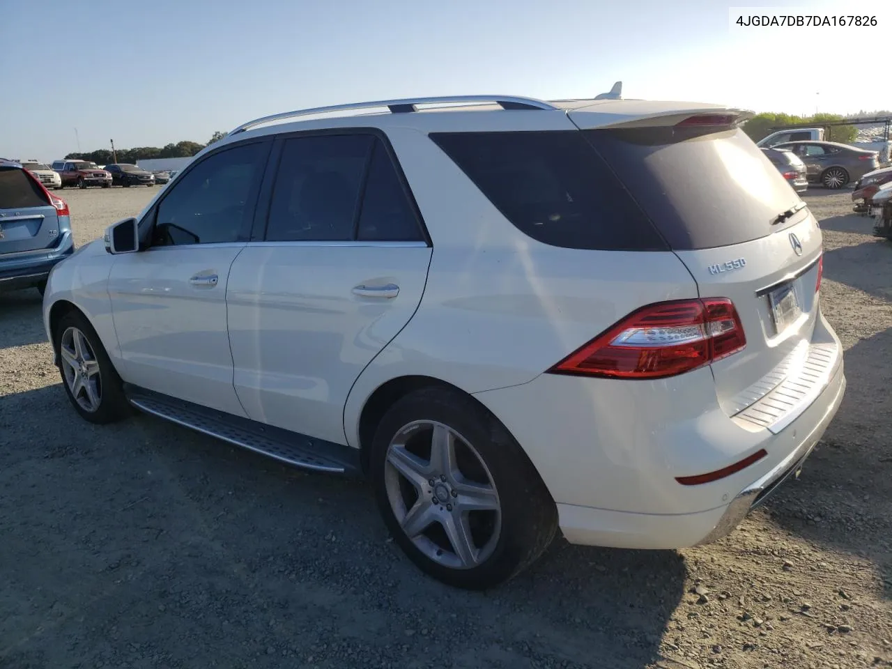 2013 Mercedes-Benz Ml 550 4Matic VIN: 4JGDA7DB7DA167826 Lot: 70708884