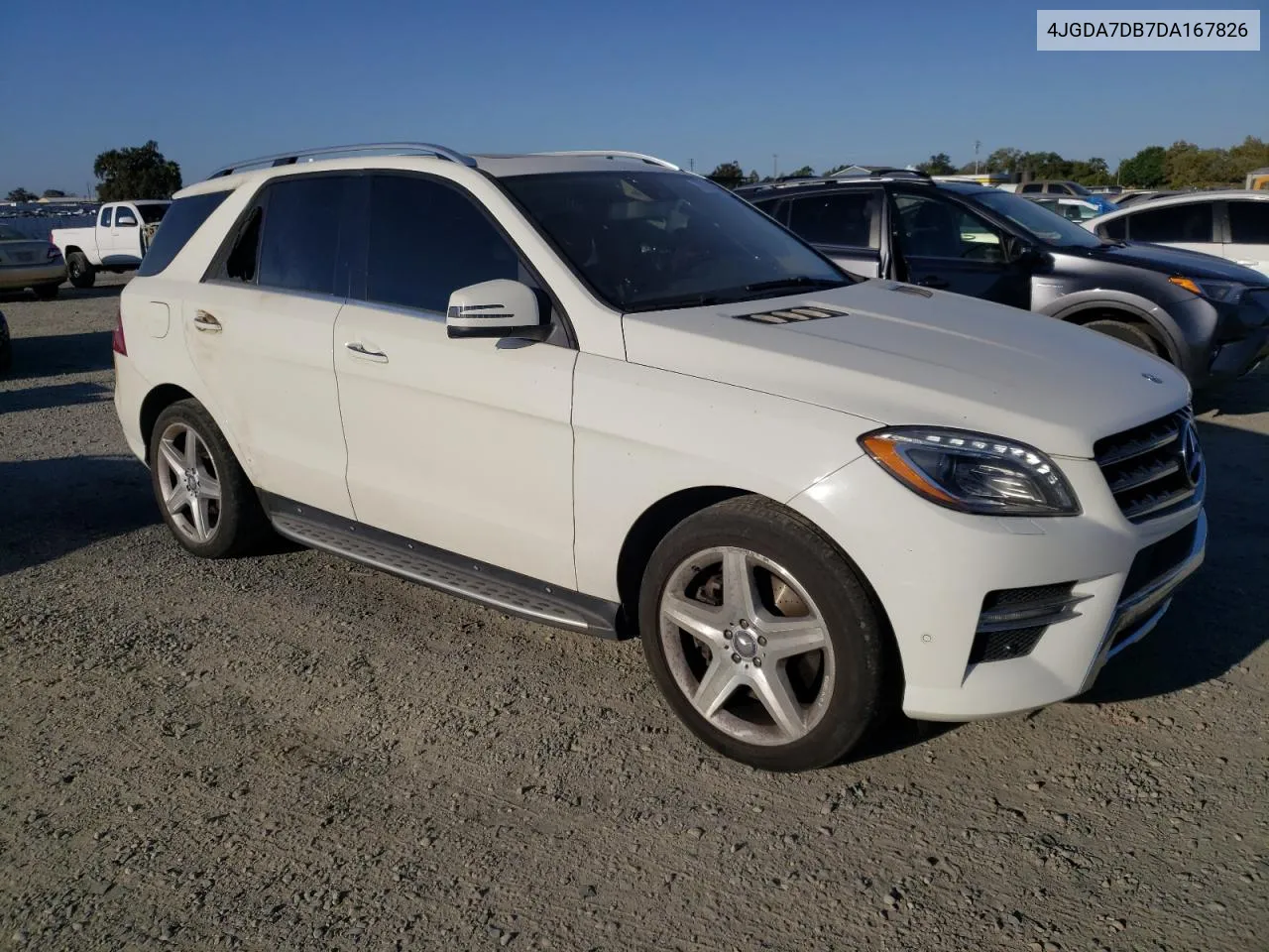 2013 Mercedes-Benz Ml 550 4Matic VIN: 4JGDA7DB7DA167826 Lot: 70708884