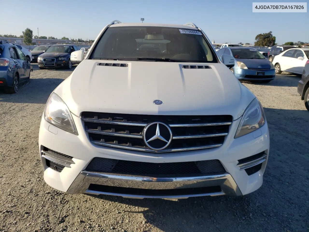 2013 Mercedes-Benz Ml 550 4Matic VIN: 4JGDA7DB7DA167826 Lot: 70708884