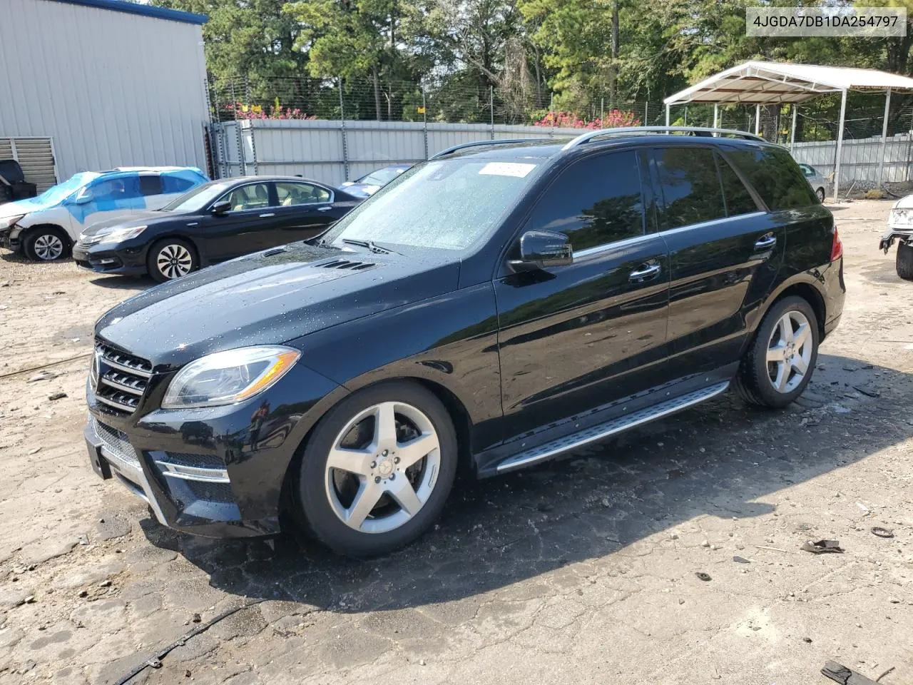 2013 Mercedes-Benz Ml 550 4Matic VIN: 4JGDA7DB1DA254797 Lot: 70808724