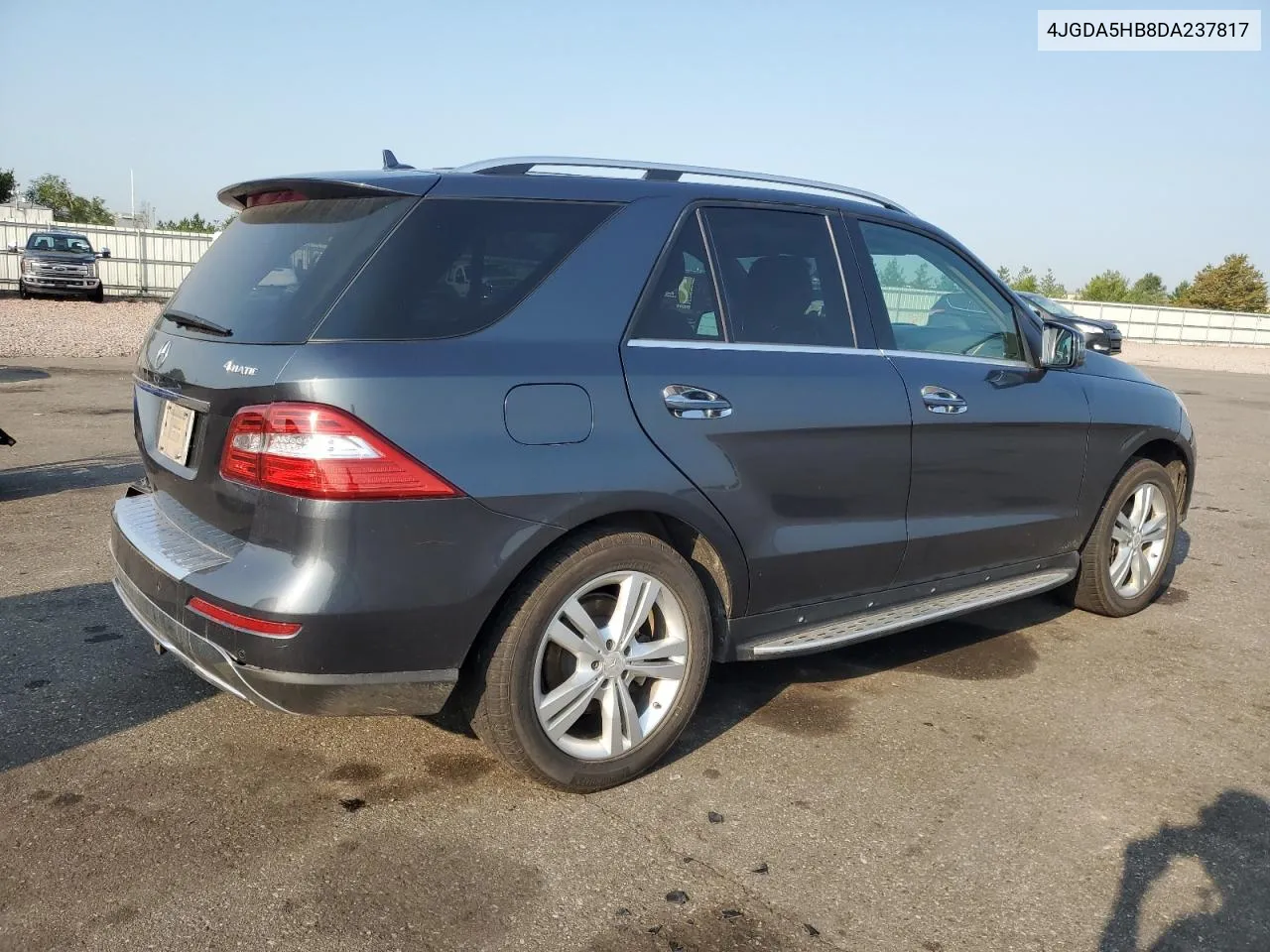 2013 Mercedes-Benz Ml 350 4Matic VIN: 4JGDA5HB8DA237817 Lot: 71166634