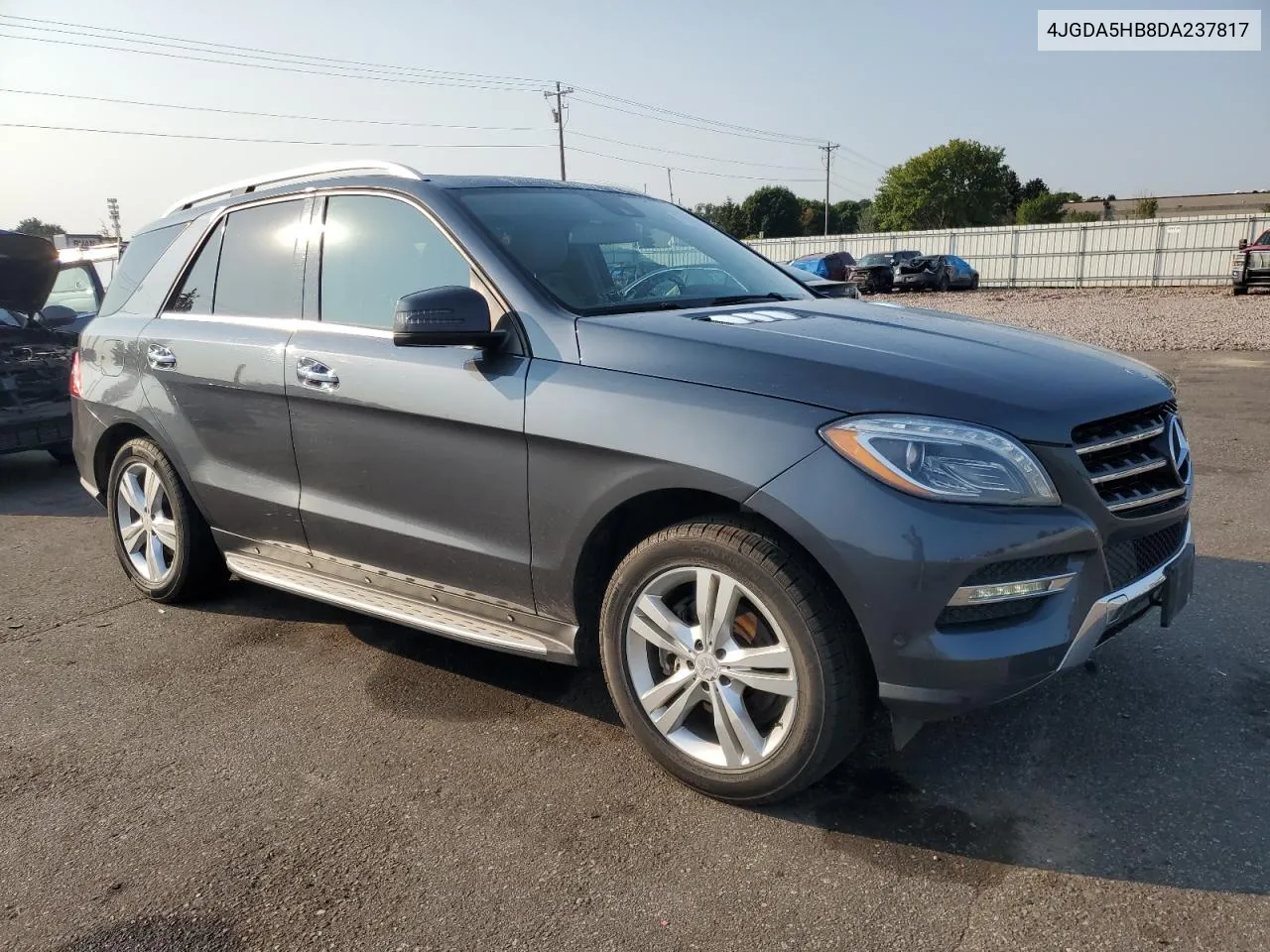 2013 Mercedes-Benz Ml 350 4Matic VIN: 4JGDA5HB8DA237817 Lot: 71166634