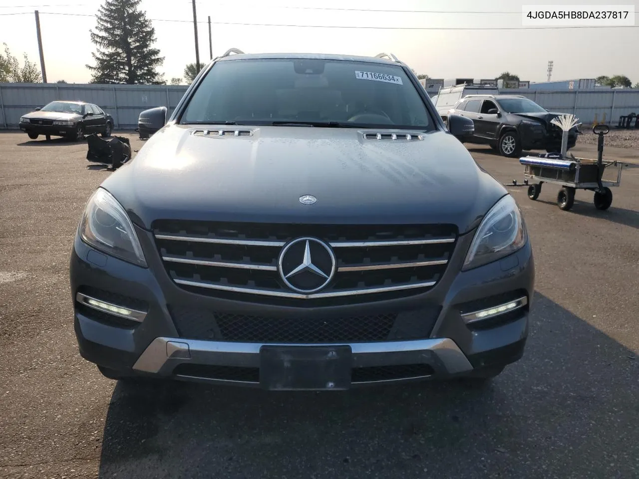 2013 Mercedes-Benz Ml 350 4Matic VIN: 4JGDA5HB8DA237817 Lot: 71166634