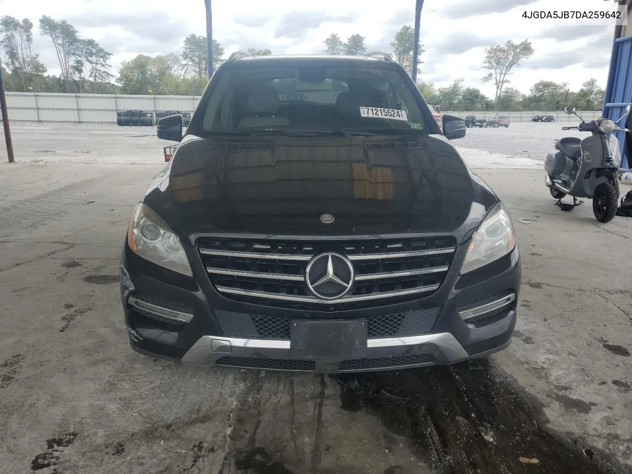 2013 Mercedes-Benz Ml 350 VIN: 4JGDA5JB7DA259642 Lot: 71215524