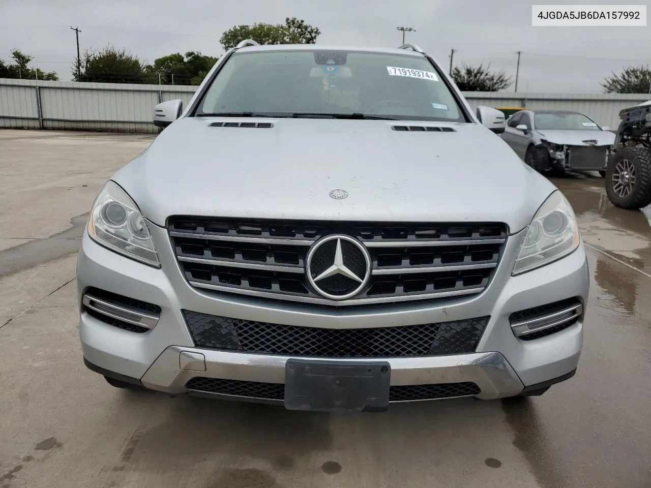 2013 Mercedes-Benz Ml 350 VIN: 4JGDA5JB6DA157992 Lot: 71919374