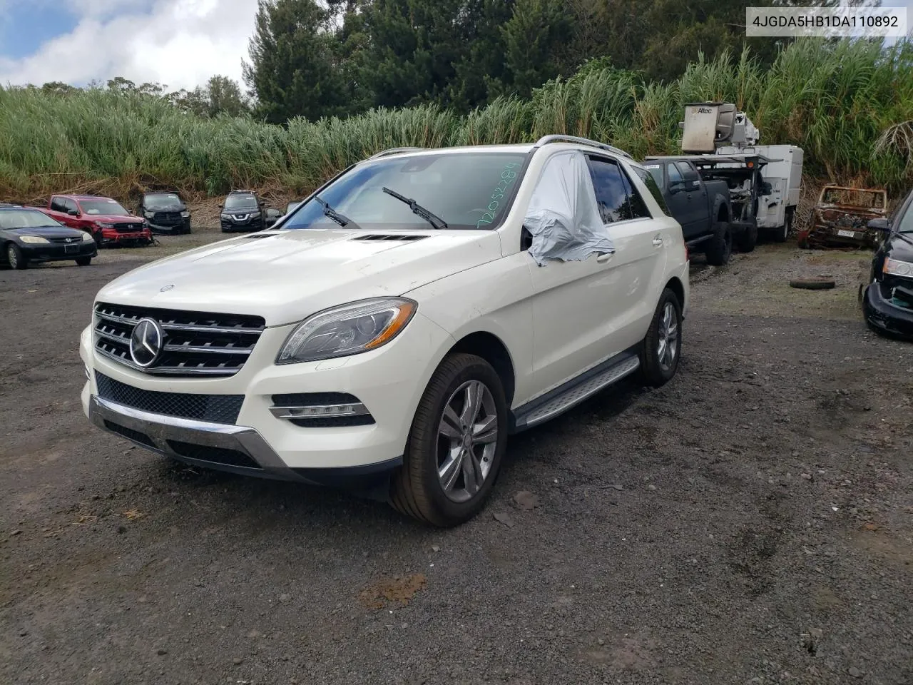 2013 Mercedes-Benz Ml 350 4Matic VIN: 4JGDA5HB1DA110892 Lot: 72052284