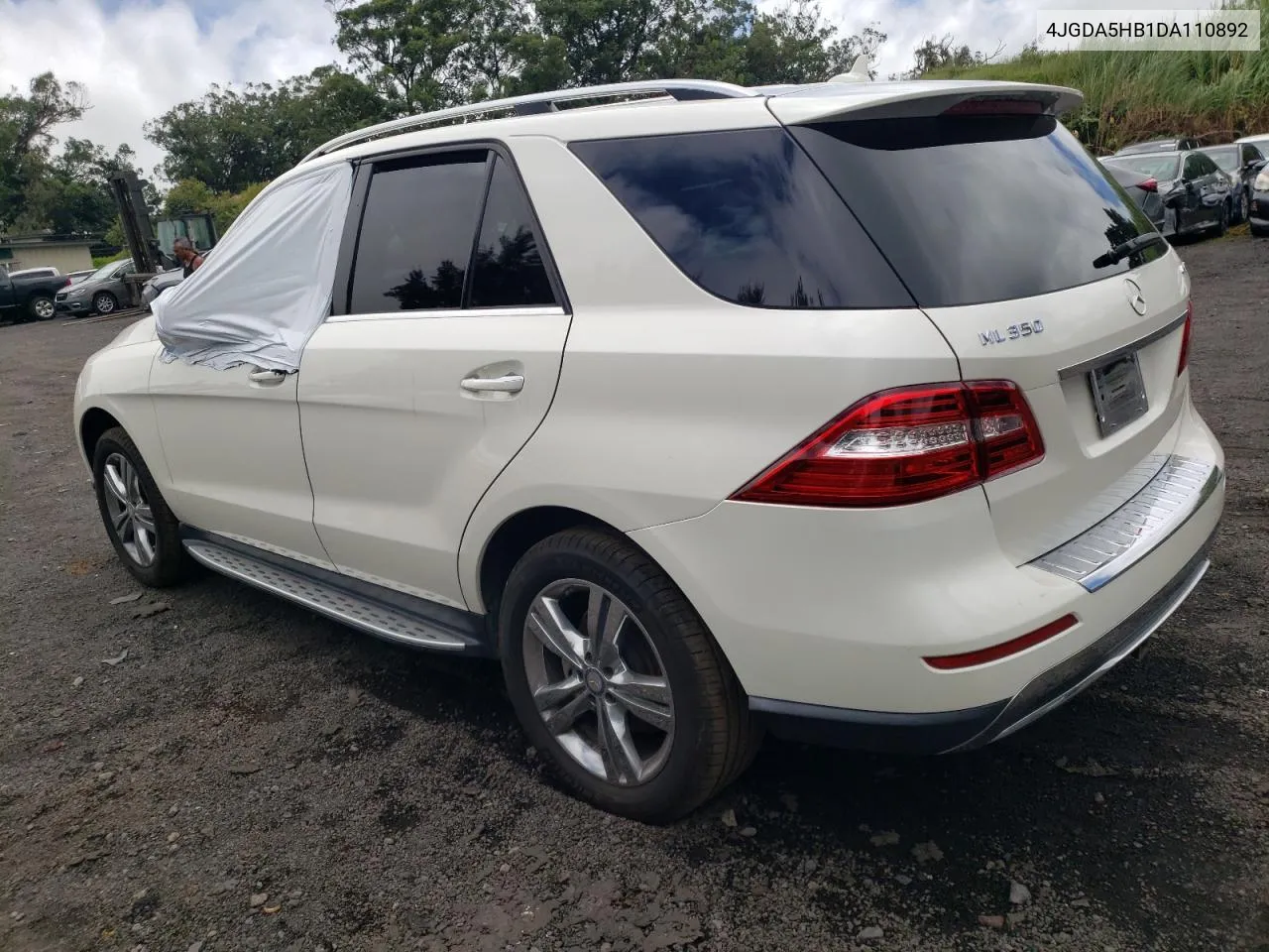 2013 Mercedes-Benz Ml 350 4Matic VIN: 4JGDA5HB1DA110892 Lot: 72052284