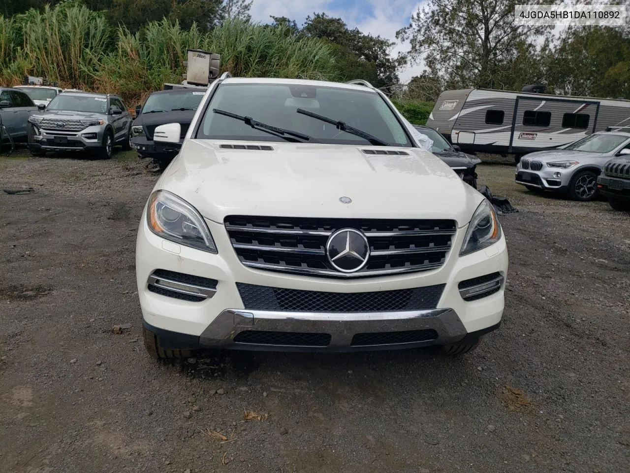 2013 Mercedes-Benz Ml 350 4Matic VIN: 4JGDA5HB1DA110892 Lot: 72052284