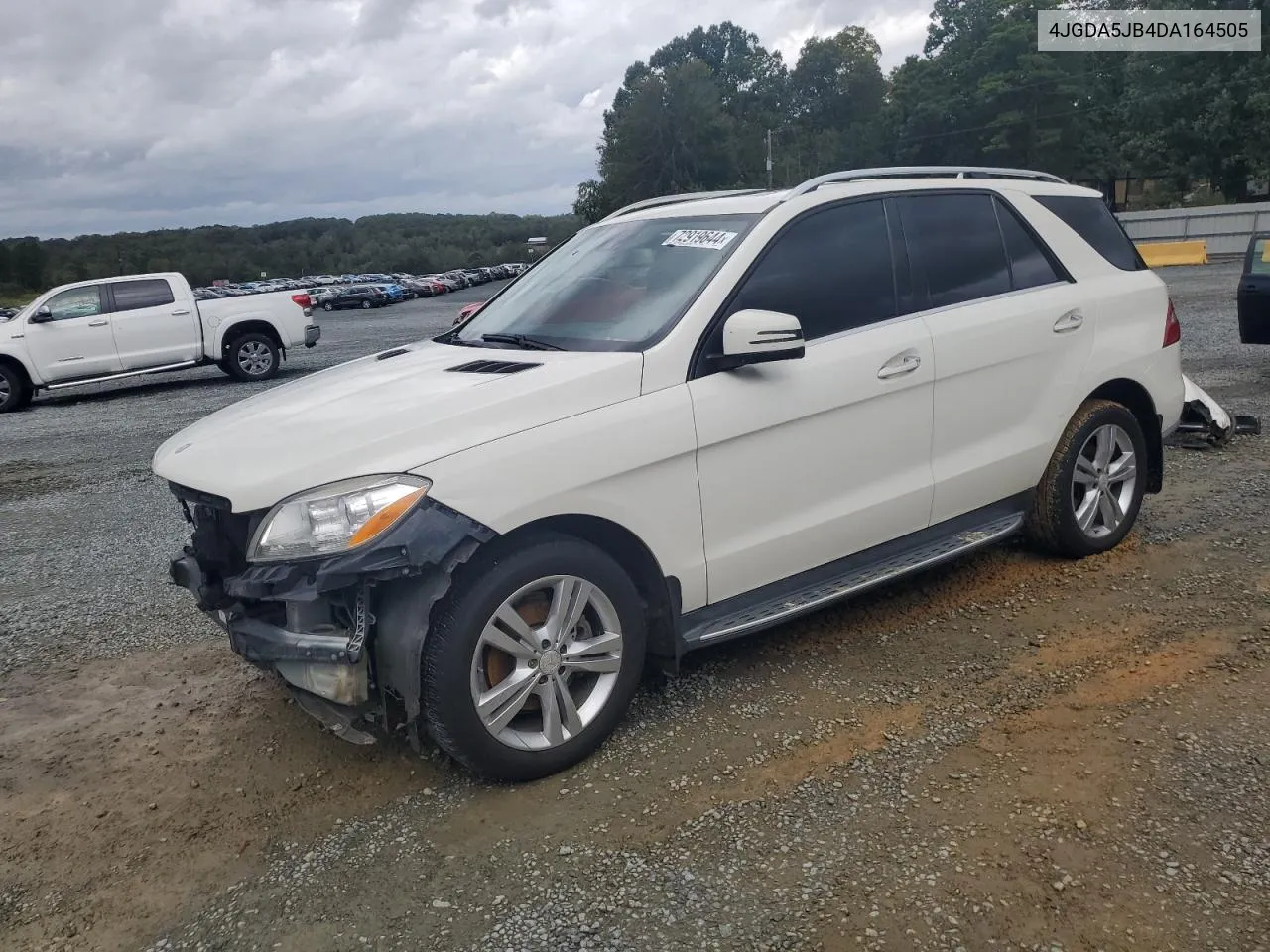 2013 Mercedes-Benz Ml 350 VIN: 4JGDA5JB4DA164505 Lot: 72919644