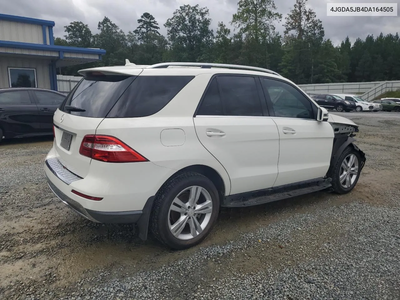 2013 Mercedes-Benz Ml 350 VIN: 4JGDA5JB4DA164505 Lot: 72919644