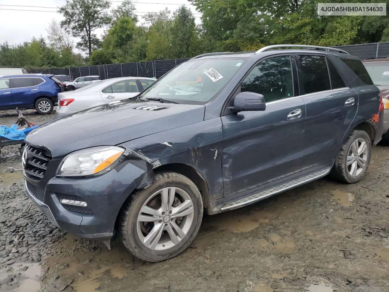 2013 Mercedes-Benz Ml 350 4Matic VIN: 4JGDA5HB4DA154630 Lot: 73336844