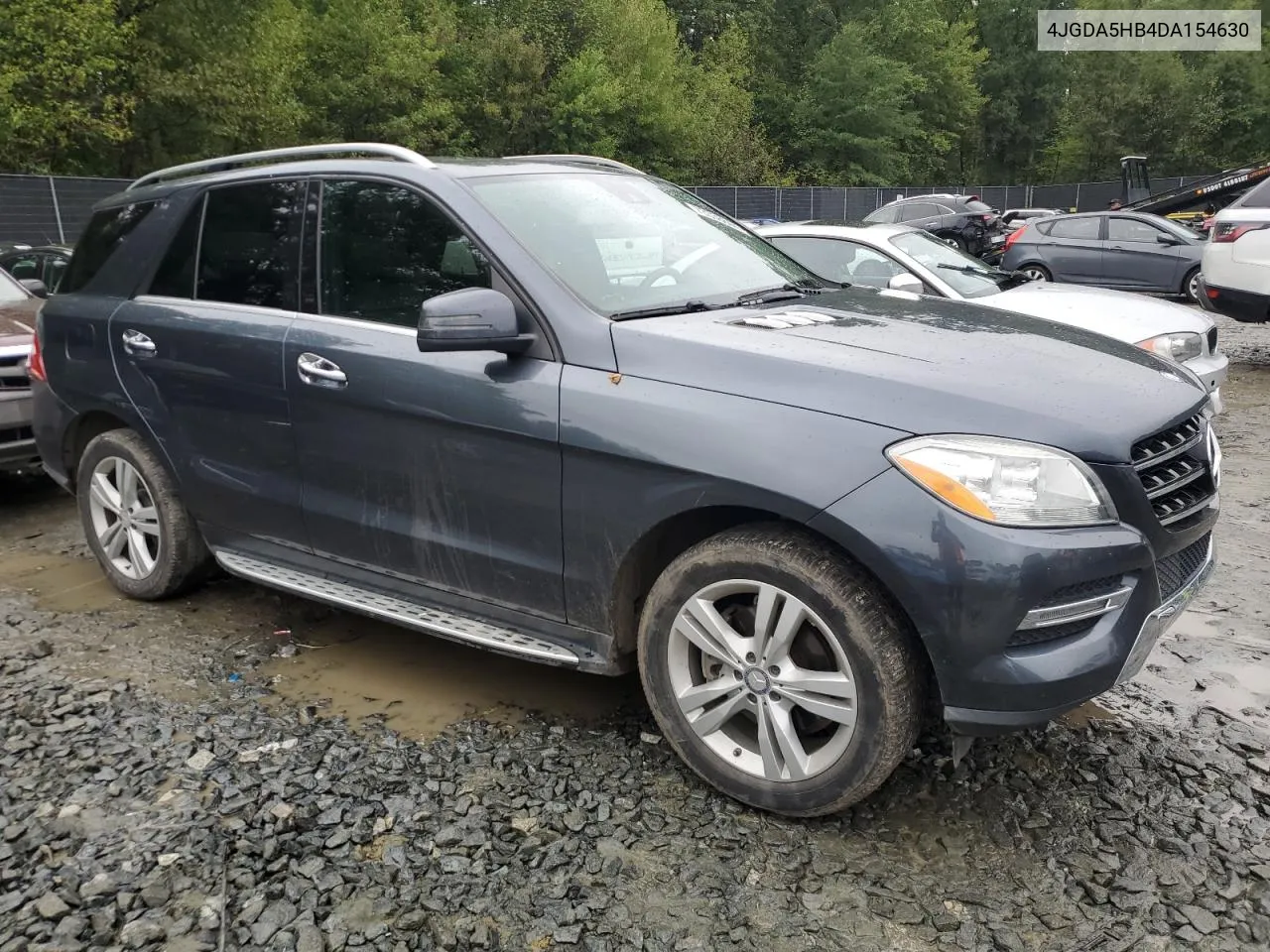 2013 Mercedes-Benz Ml 350 4Matic VIN: 4JGDA5HB4DA154630 Lot: 73336844