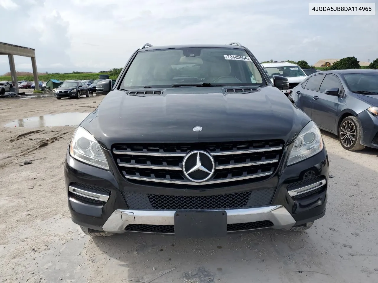 2013 Mercedes-Benz Ml 350 VIN: 4JGDA5JB8DA114965 Lot: 73480504