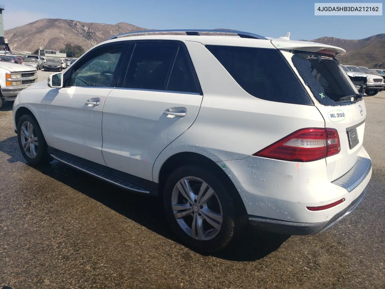 2013 Mercedes-Benz Ml 350 4Matic VIN: 4JGDA5HB3DA212162 Lot: 73807854