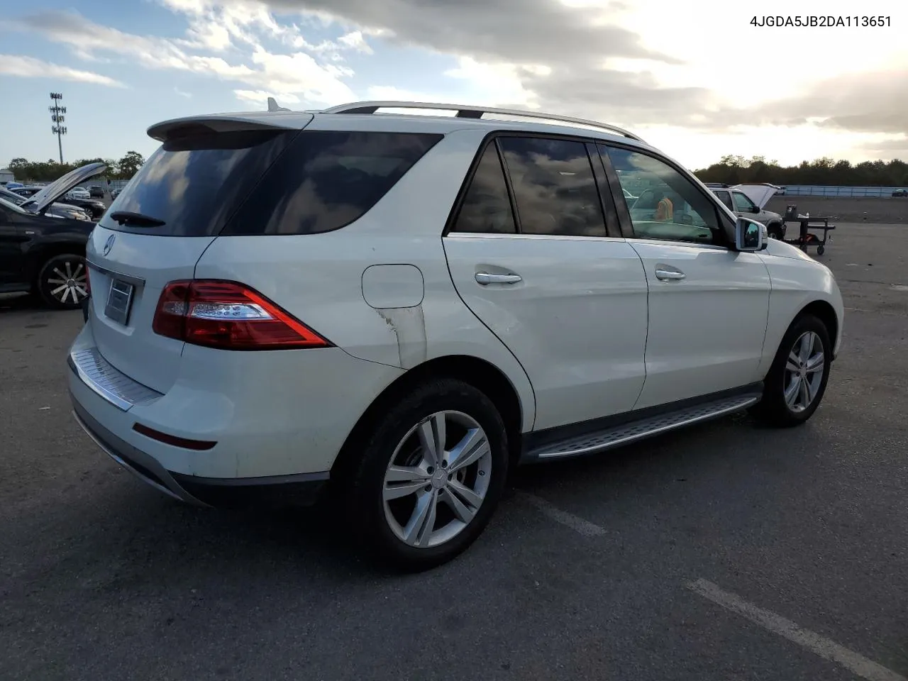 2013 Mercedes-Benz Ml 350 VIN: 4JGDA5JB2DA113651 Lot: 73889494