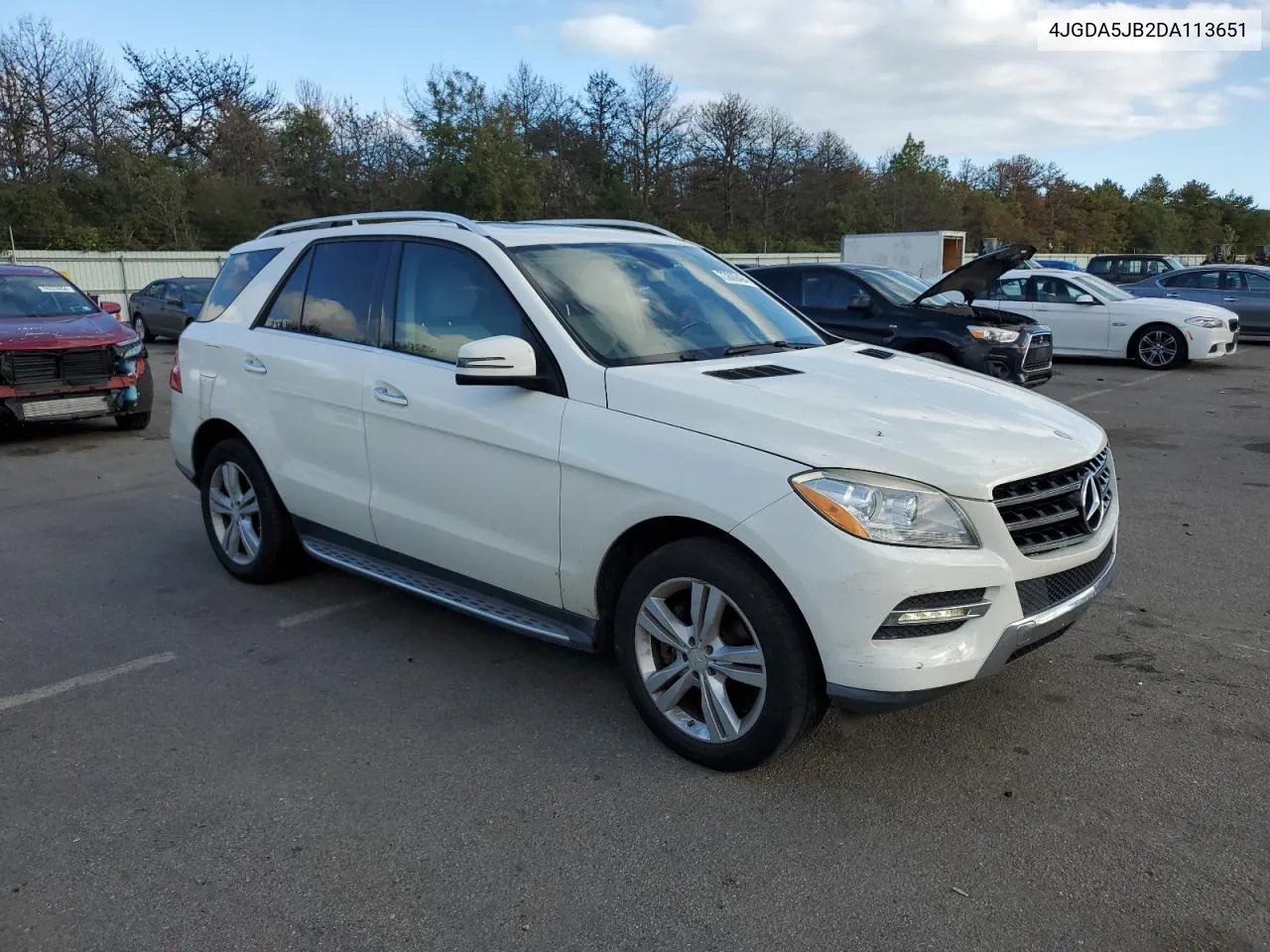 2013 Mercedes-Benz Ml 350 VIN: 4JGDA5JB2DA113651 Lot: 73889494