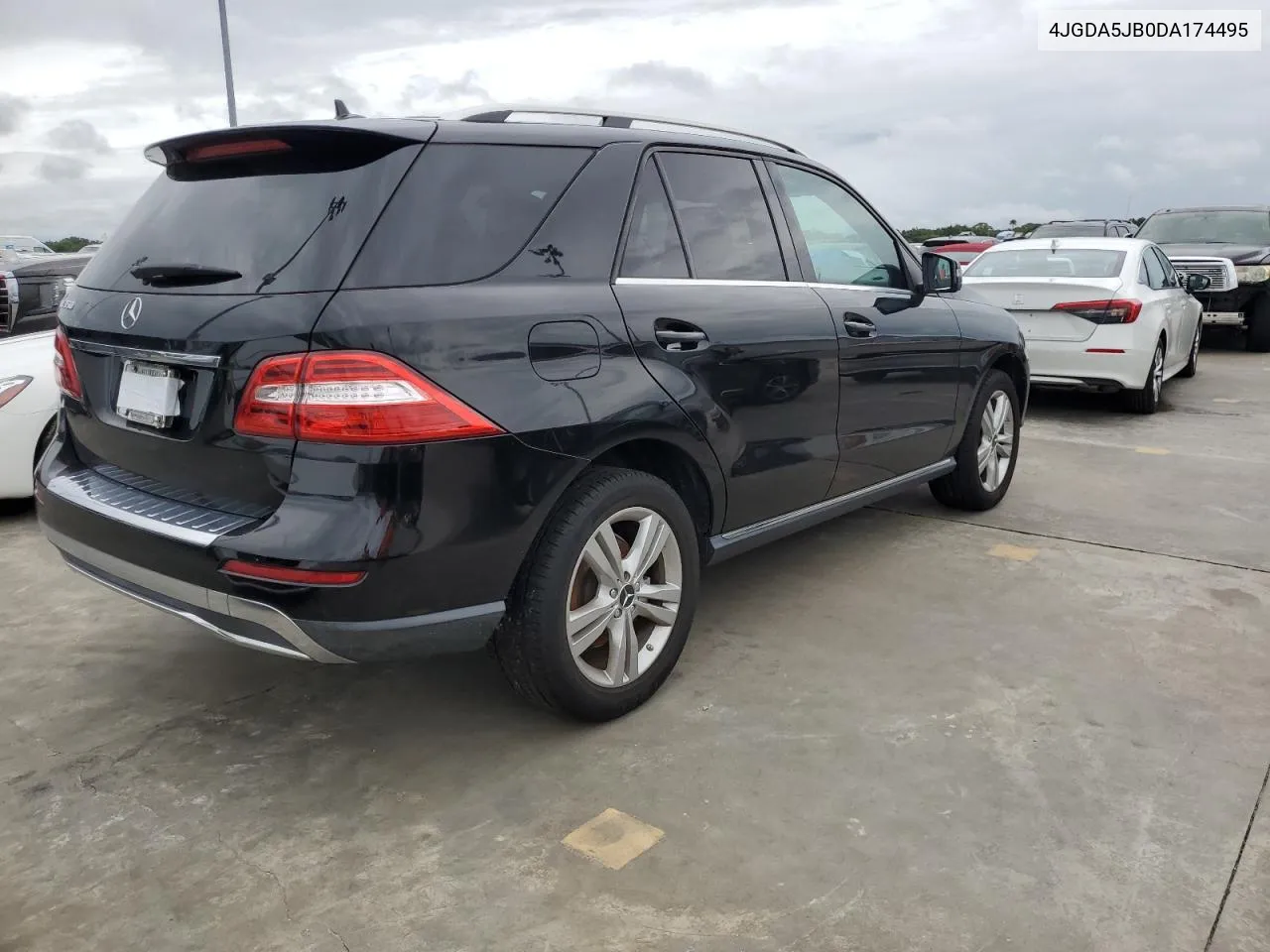 2013 Mercedes-Benz Ml 350 VIN: 4JGDA5JB0DA174495 Lot: 74012654