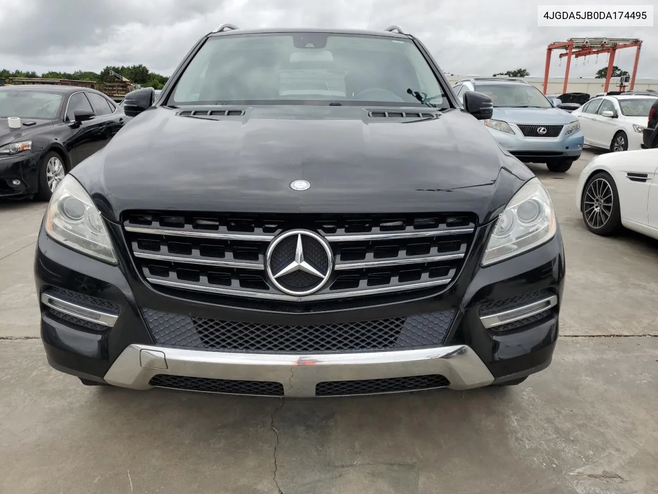 2013 Mercedes-Benz Ml 350 VIN: 4JGDA5JB0DA174495 Lot: 74012654