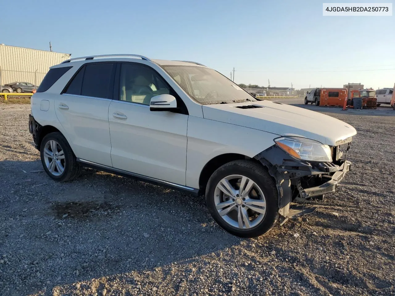 2013 Mercedes-Benz Ml 350 4Matic VIN: 4JGDA5HB2DA250773 Lot: 74767894