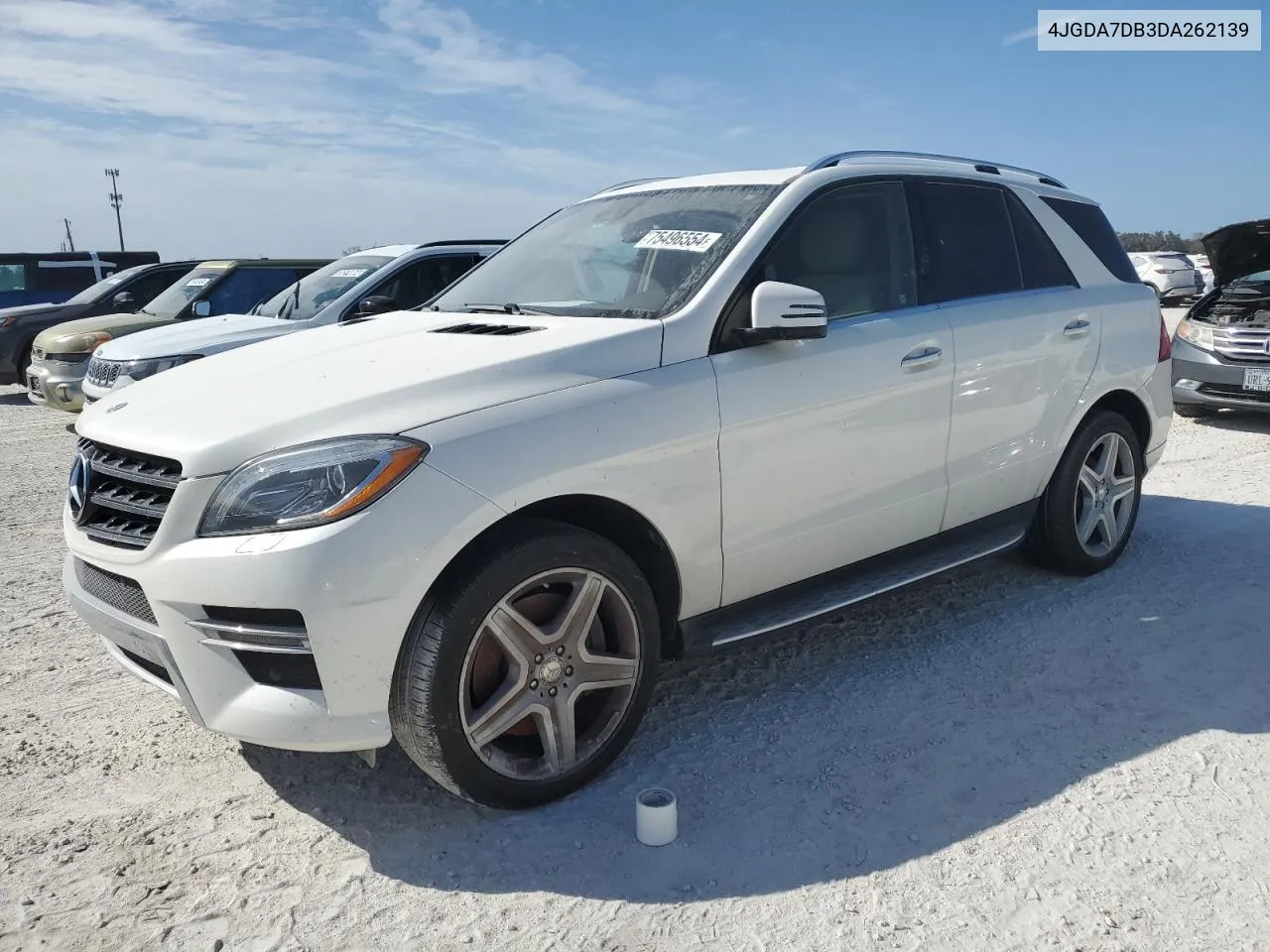 2013 Mercedes-Benz Ml 550 4Matic VIN: 4JGDA7DB3DA262139 Lot: 75496554