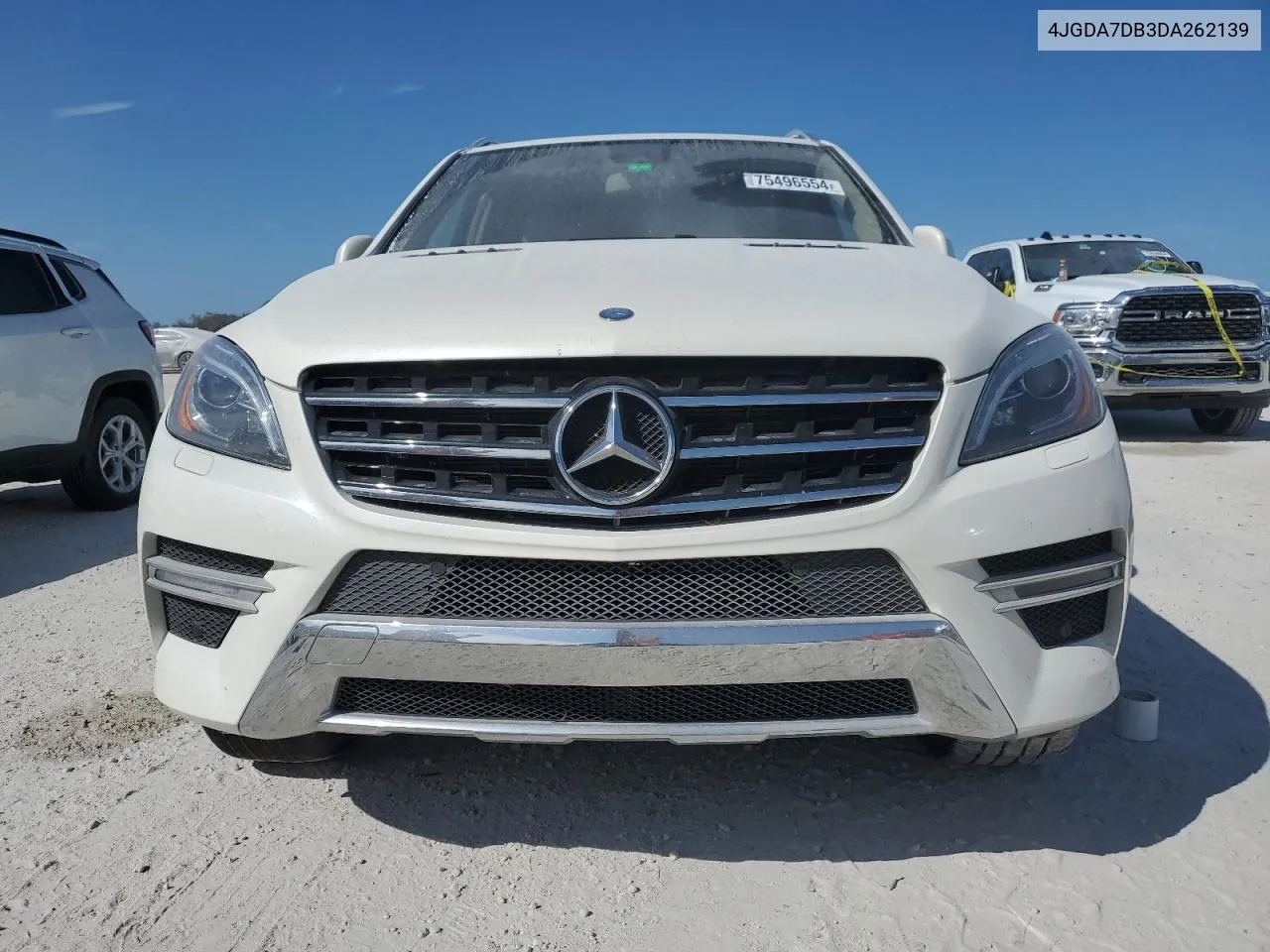 2013 Mercedes-Benz Ml 550 4Matic VIN: 4JGDA7DB3DA262139 Lot: 75496554