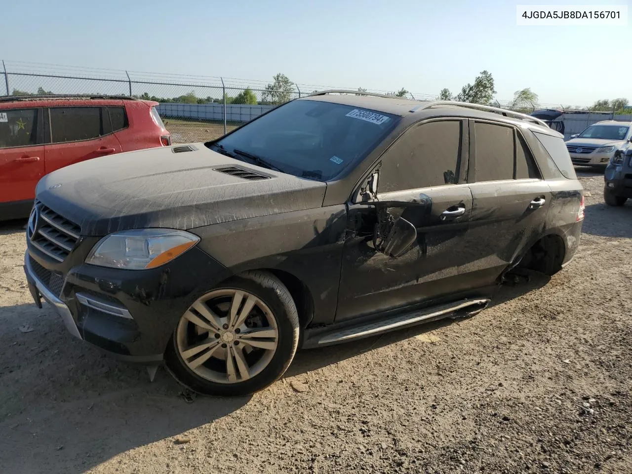 2013 Mercedes-Benz Ml 350 VIN: 4JGDA5JB8DA156701 Lot: 75500794