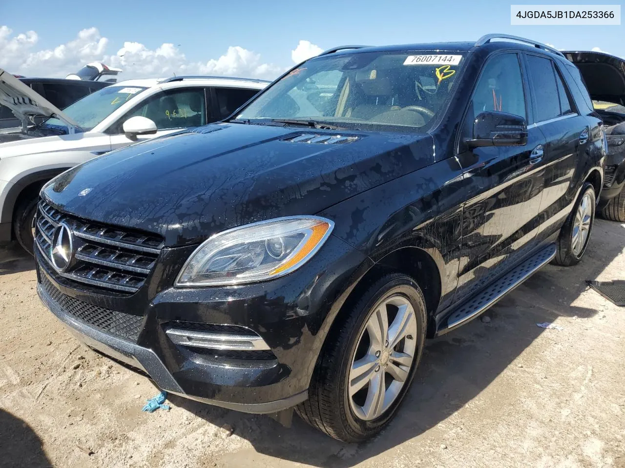 2013 Mercedes-Benz Ml 350 VIN: 4JGDA5JB1DA253366 Lot: 76007144