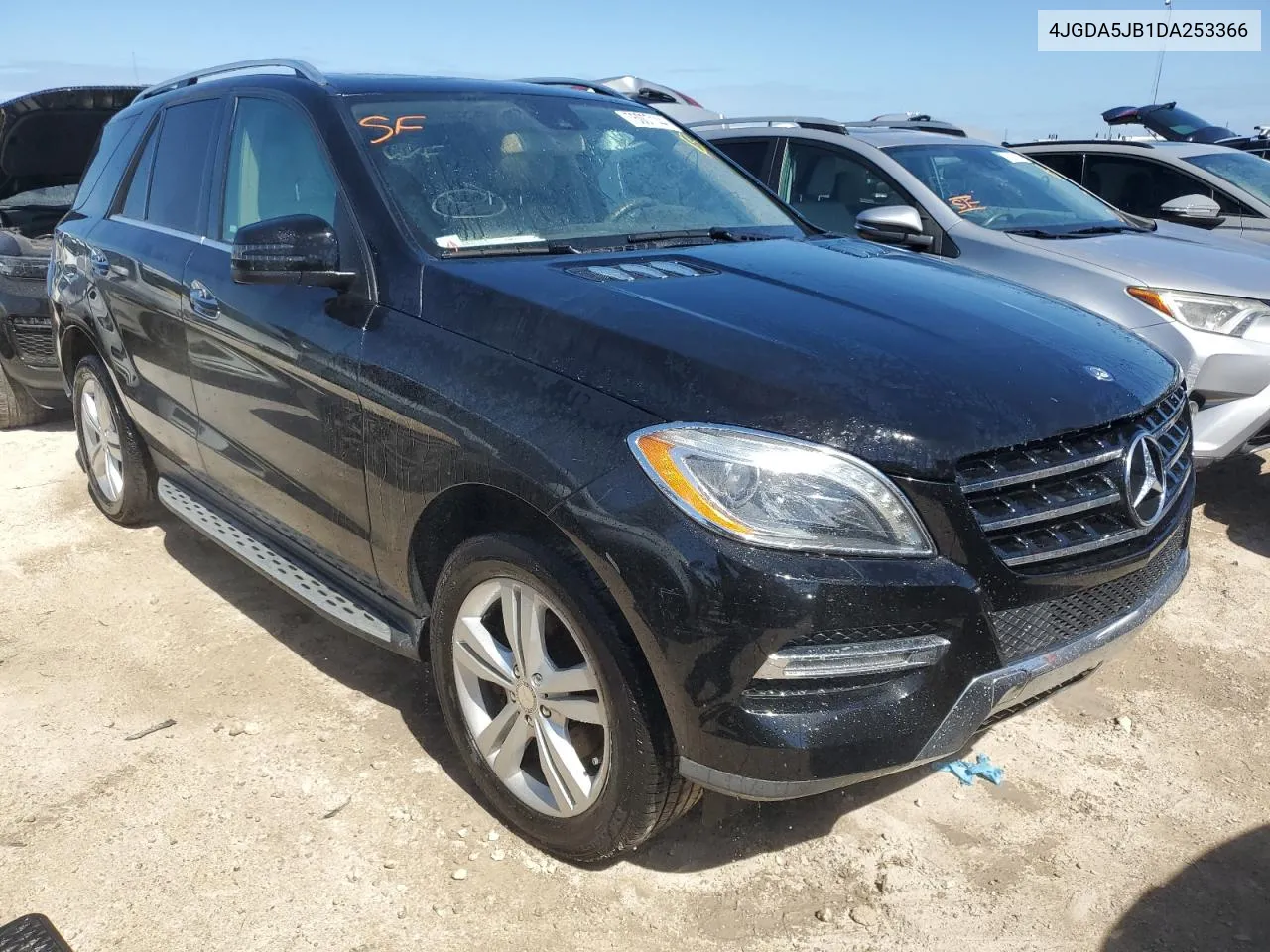 2013 Mercedes-Benz Ml 350 VIN: 4JGDA5JB1DA253366 Lot: 76007144