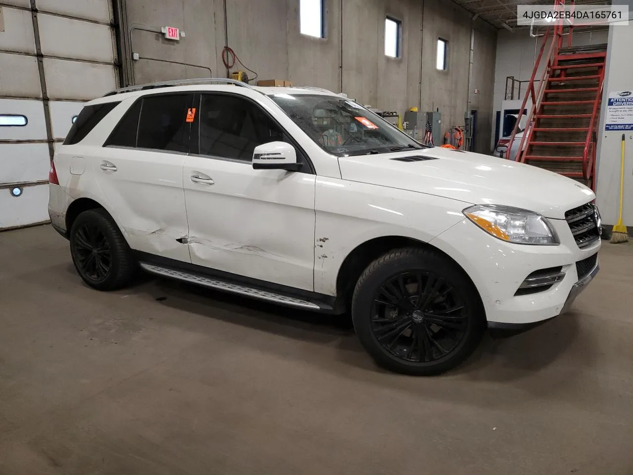 2013 Mercedes-Benz Ml 350 Bluetec VIN: 4JGDA2EB4DA165761 Lot: 76499584