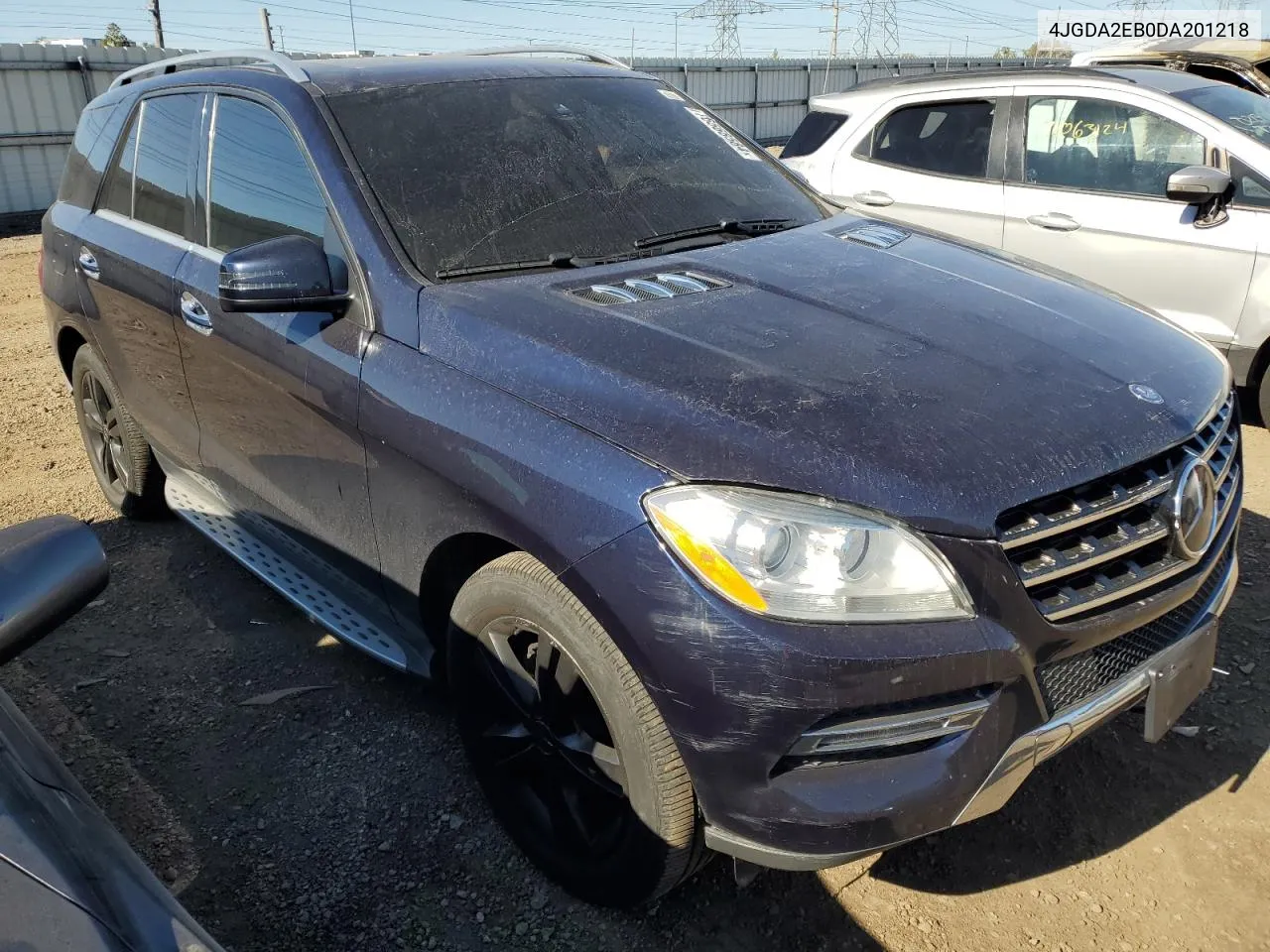 2013 Mercedes-Benz Ml 350 Bluetec VIN: 4JGDA2EB0DA201218 Lot: 76568584