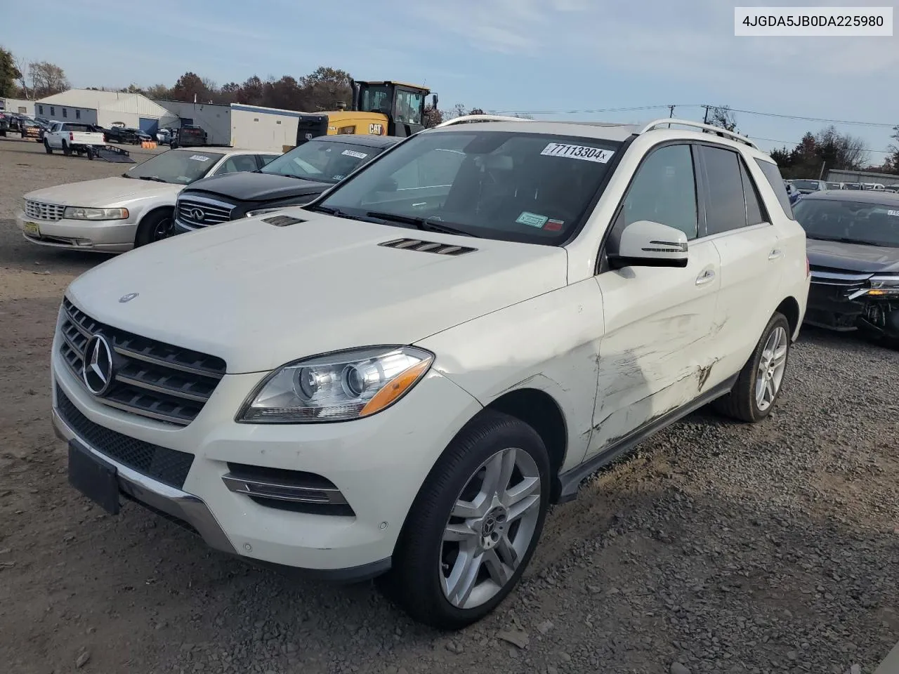 2013 Mercedes-Benz Ml 350 VIN: 4JGDA5JB0DA225980 Lot: 77113304