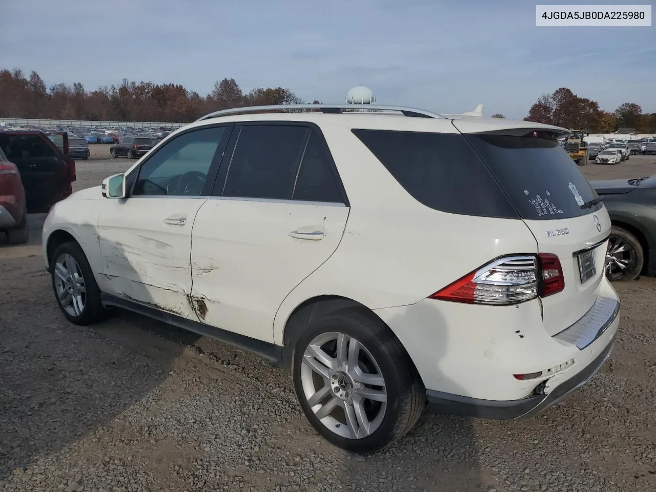 2013 Mercedes-Benz Ml 350 VIN: 4JGDA5JB0DA225980 Lot: 77113304