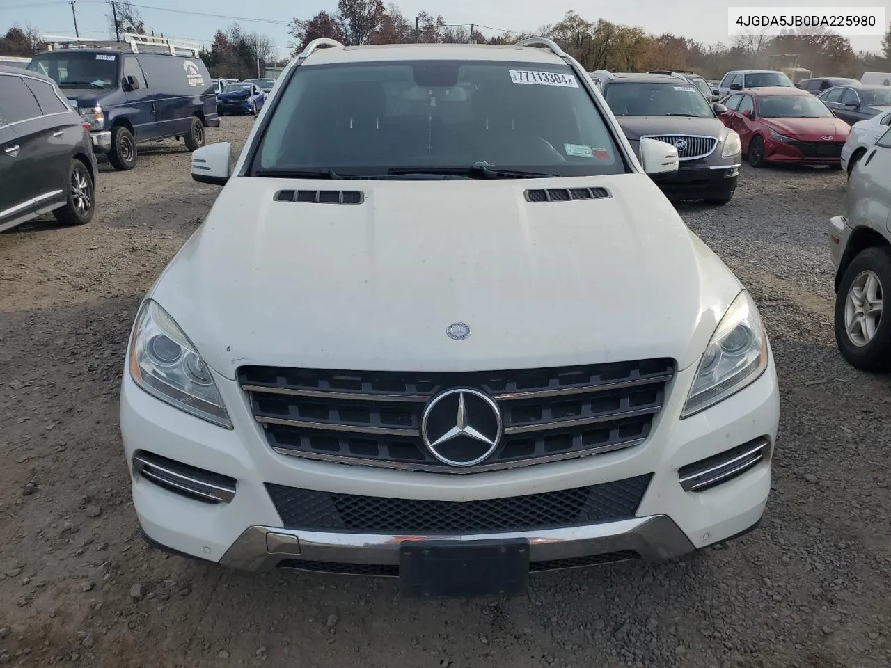 2013 Mercedes-Benz Ml 350 VIN: 4JGDA5JB0DA225980 Lot: 77113304