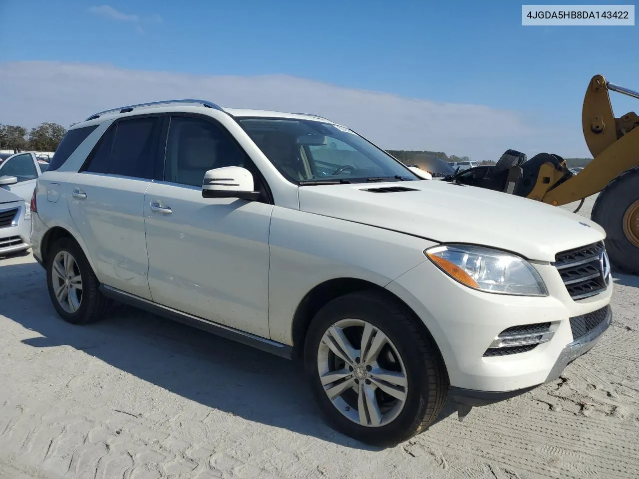 2013 Mercedes-Benz Ml 350 4Matic VIN: 4JGDA5HB8DA143422 Lot: 78025564