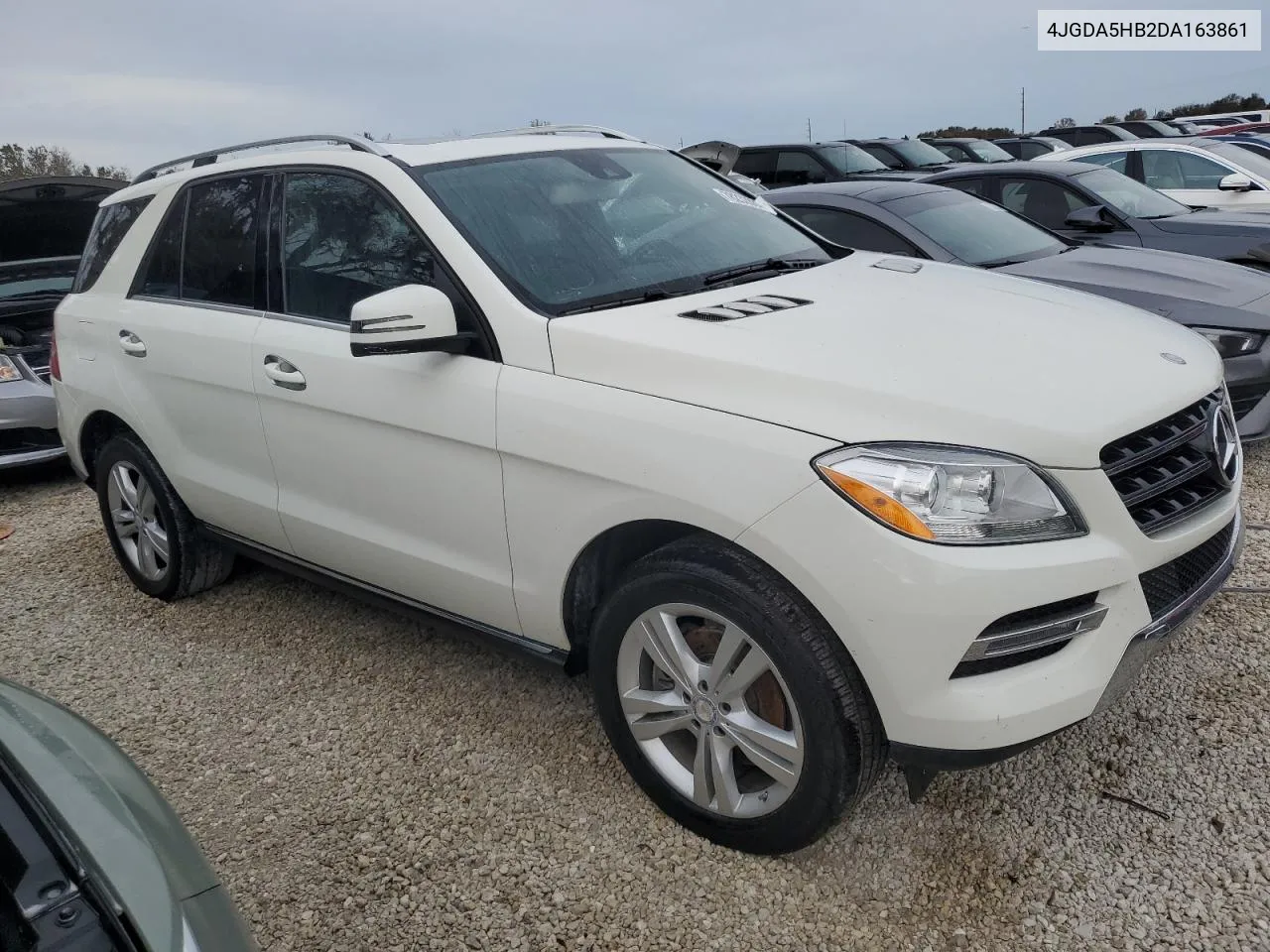 2013 Mercedes-Benz Ml 350 4Matic VIN: 4JGDA5HB2DA163861 Lot: 78232884