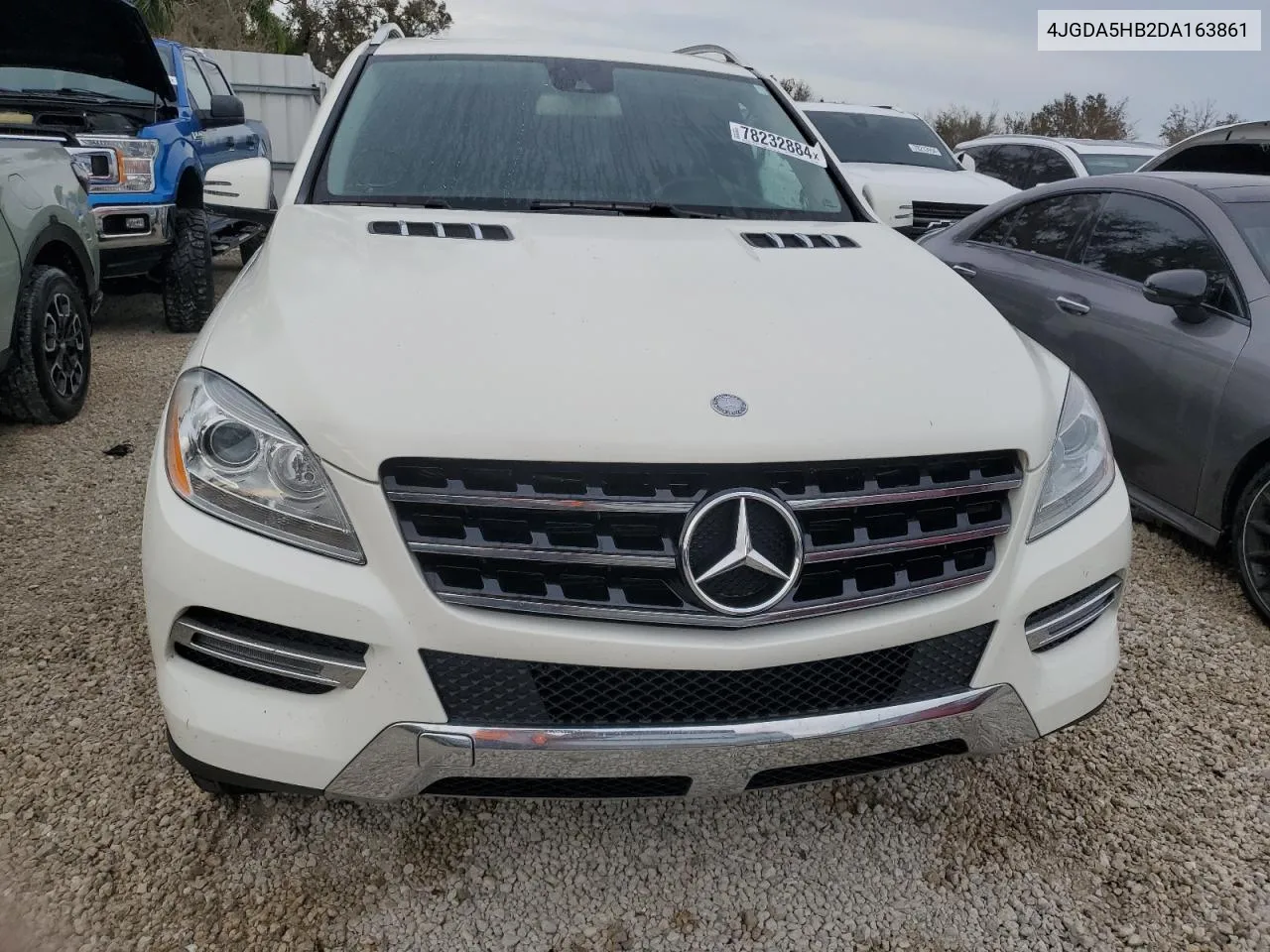 2013 Mercedes-Benz Ml 350 4Matic VIN: 4JGDA5HB2DA163861 Lot: 78232884