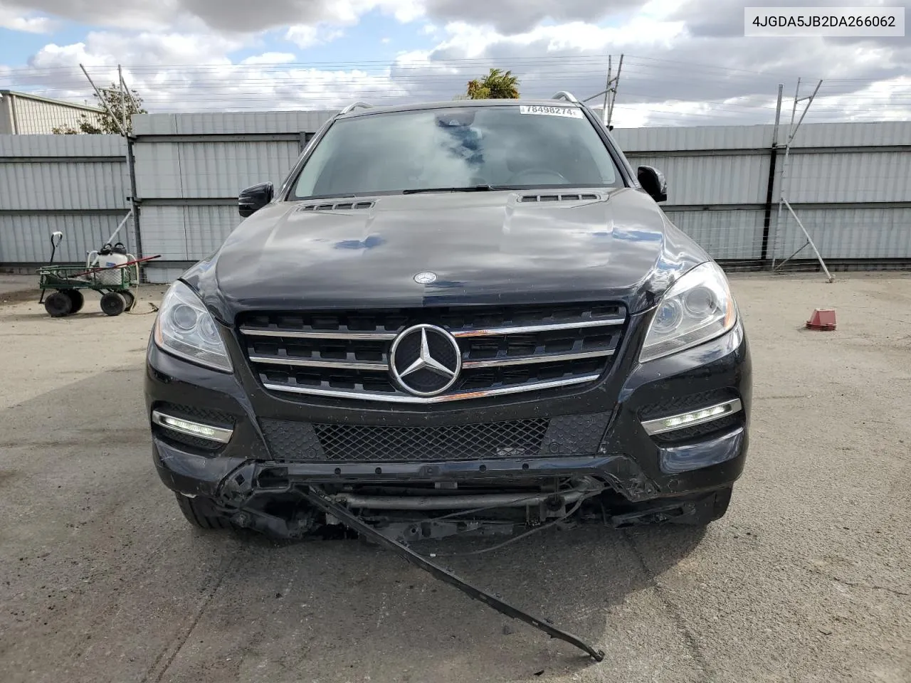 2013 Mercedes-Benz Ml 350 VIN: 4JGDA5JB2DA266062 Lot: 78498274