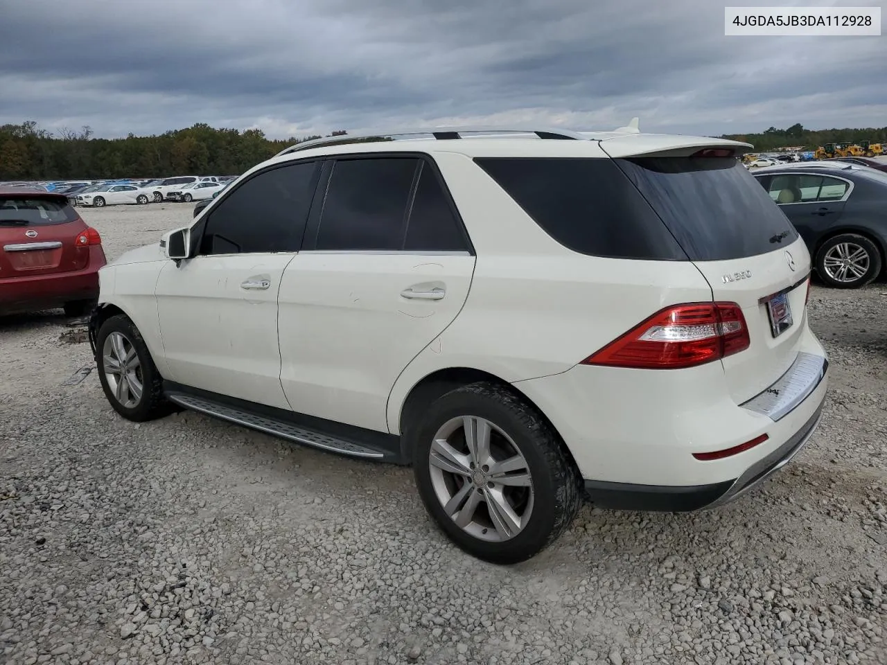 2013 Mercedes-Benz Ml 350 VIN: 4JGDA5JB3DA112928 Lot: 78529744