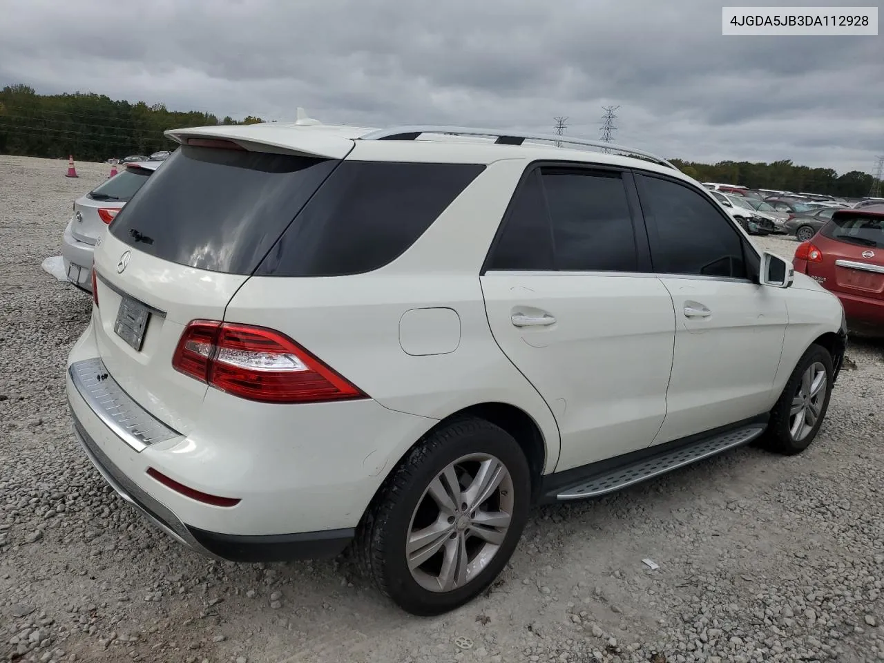 2013 Mercedes-Benz Ml 350 VIN: 4JGDA5JB3DA112928 Lot: 78529744