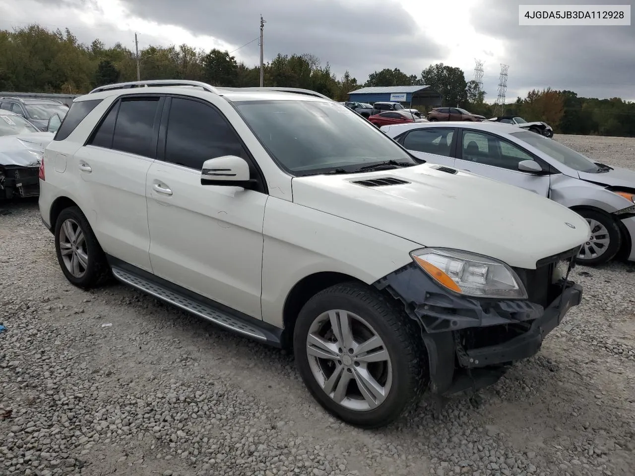 2013 Mercedes-Benz Ml 350 VIN: 4JGDA5JB3DA112928 Lot: 78529744