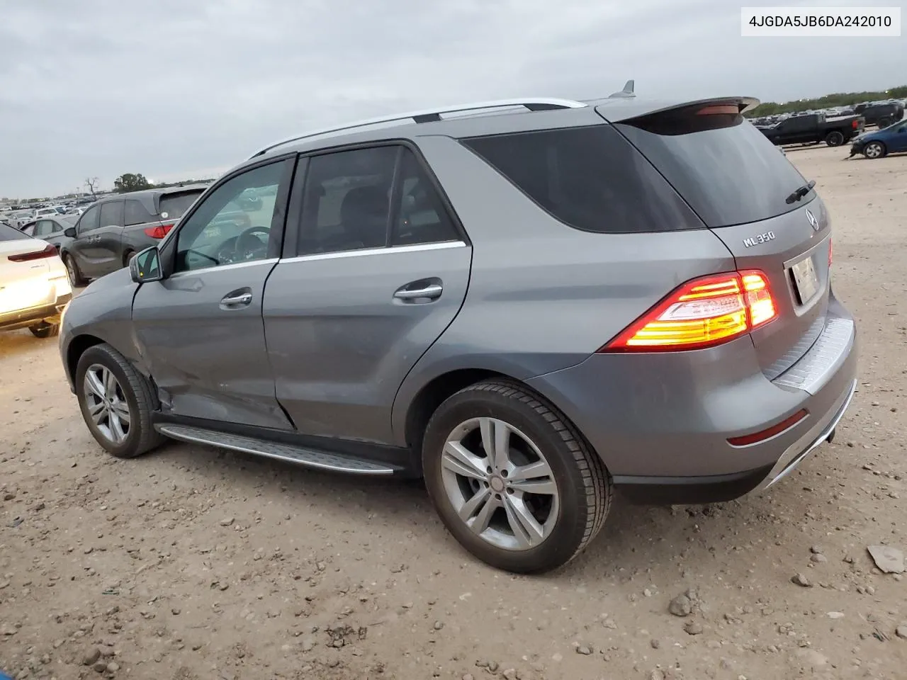 2013 Mercedes-Benz Ml 350 VIN: 4JGDA5JB6DA242010 Lot: 78568604