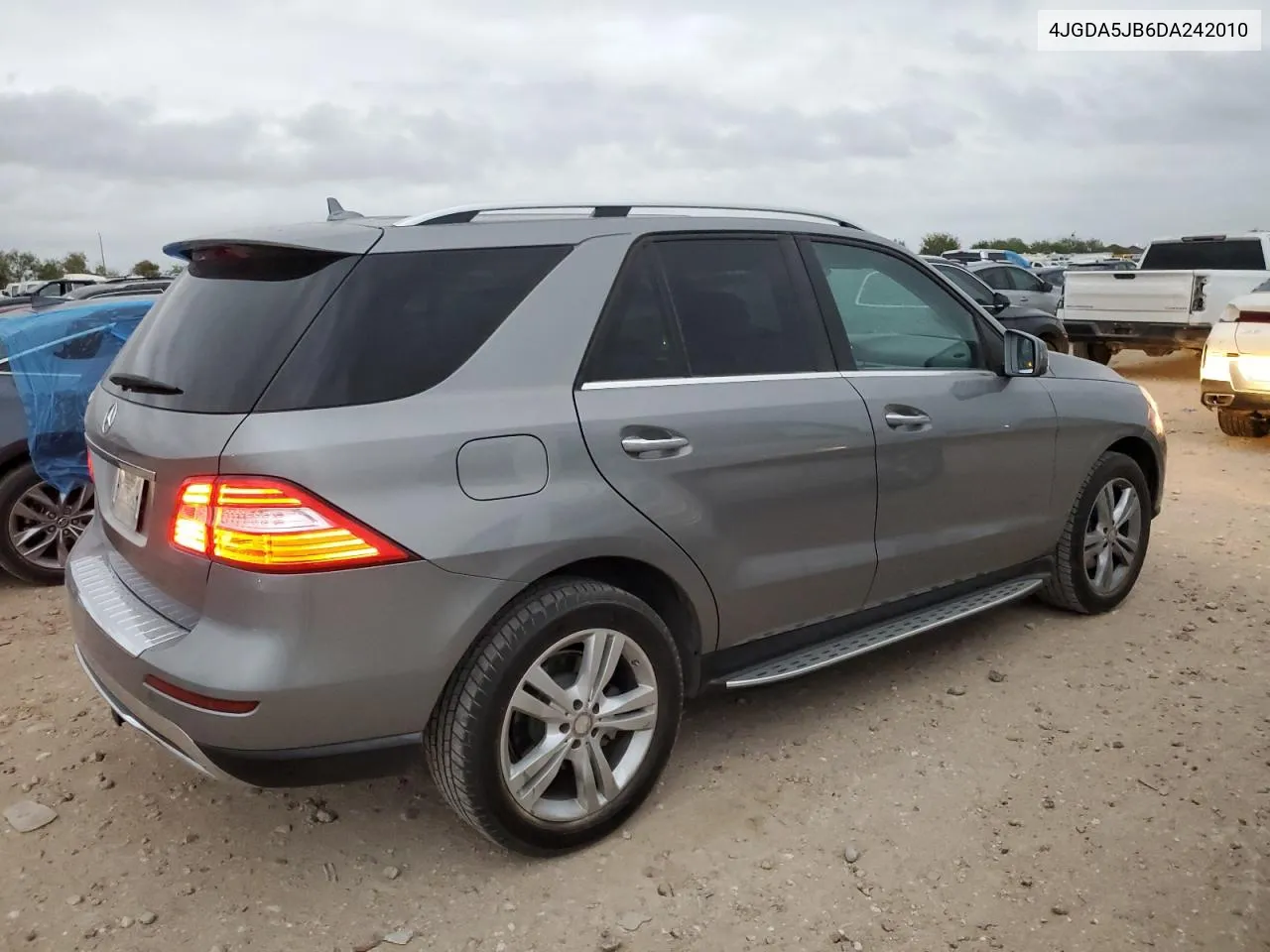 2013 Mercedes-Benz Ml 350 VIN: 4JGDA5JB6DA242010 Lot: 78568604