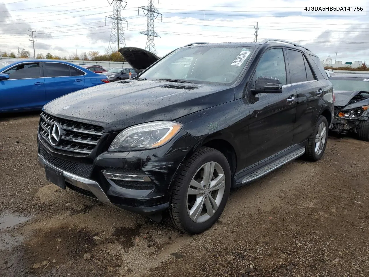 2013 Mercedes-Benz Ml 350 4Matic VIN: 4JGDA5HB5DA141756 Lot: 78735784