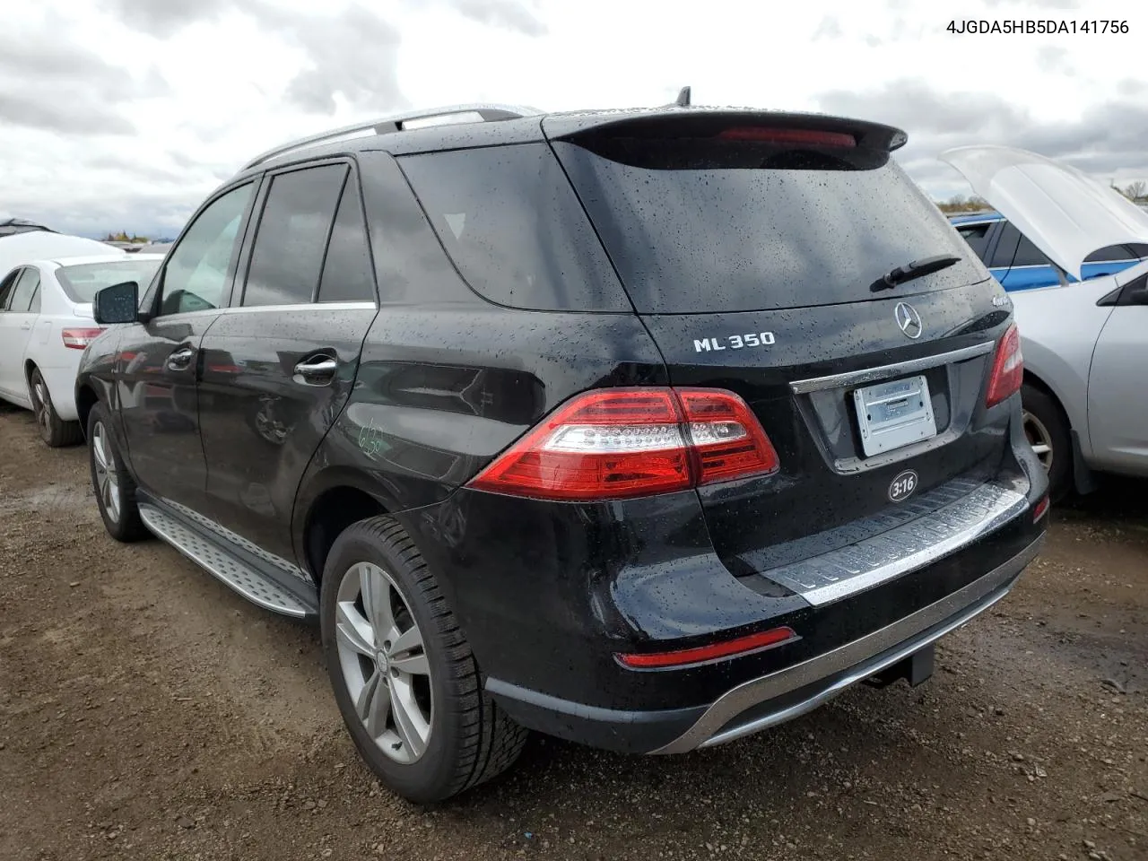 2013 Mercedes-Benz Ml 350 4Matic VIN: 4JGDA5HB5DA141756 Lot: 78735784