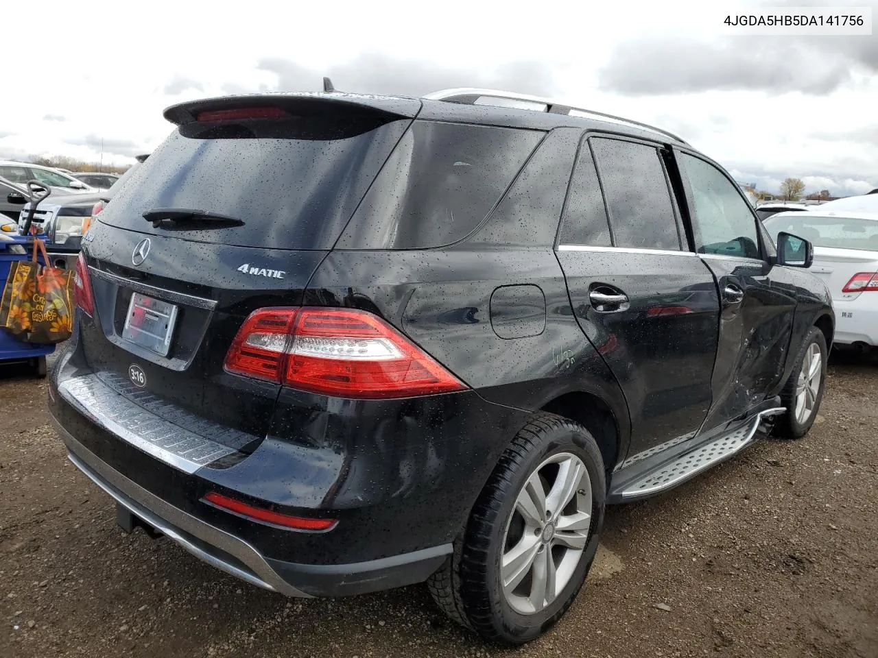 2013 Mercedes-Benz Ml 350 4Matic VIN: 4JGDA5HB5DA141756 Lot: 78735784